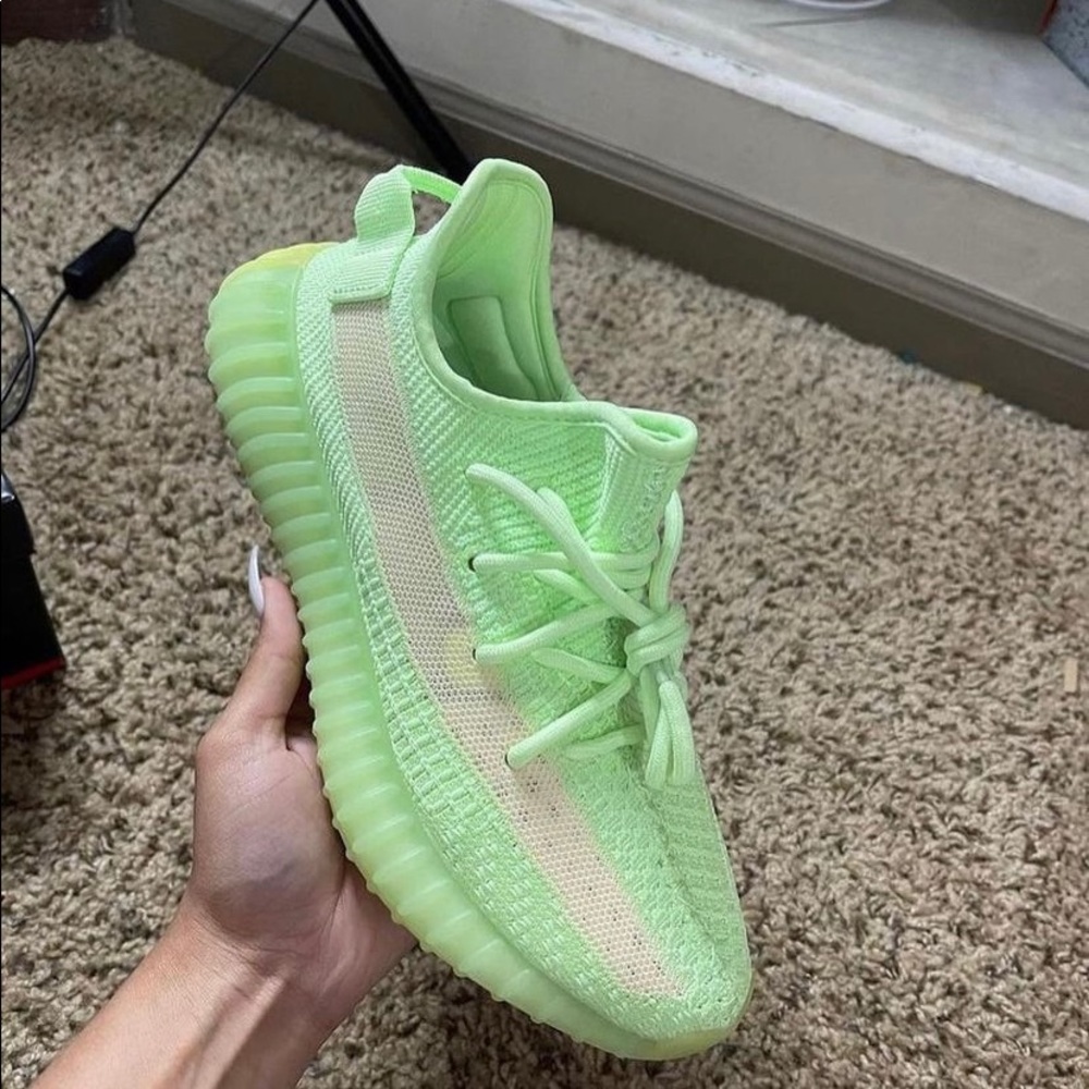 Lime green Yeezy 350